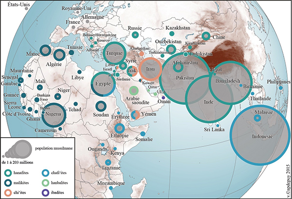 Inde,islam,réseau,commerce maritime,armée,répartition,sous - continent,musulmans